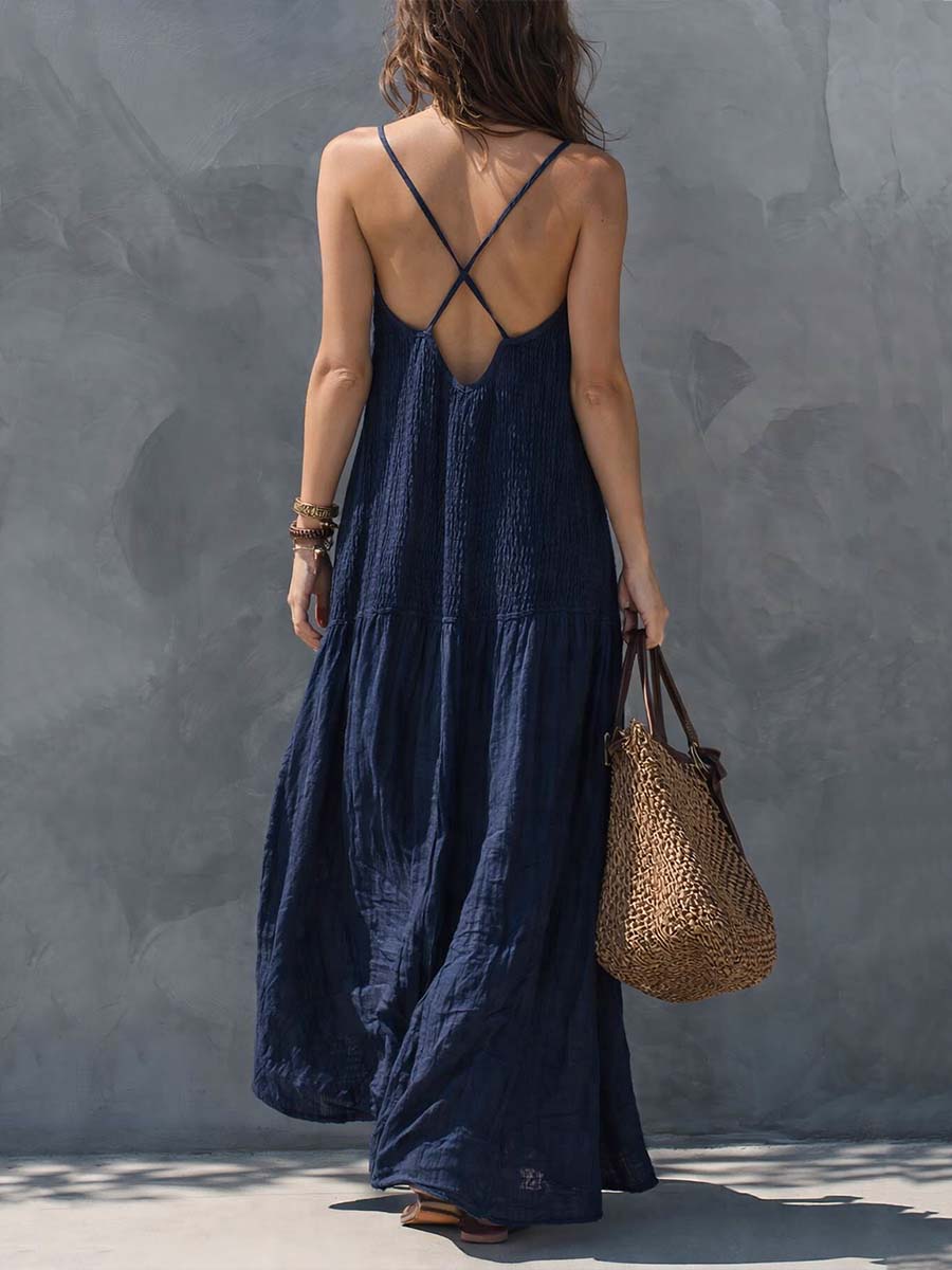 LUNA | Maxi Kleid Boho Patchwork