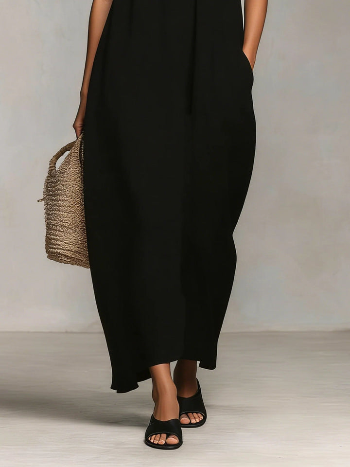 Mirelle™ | Maxikleid mit Farbblöcken und Spaghettiträgern