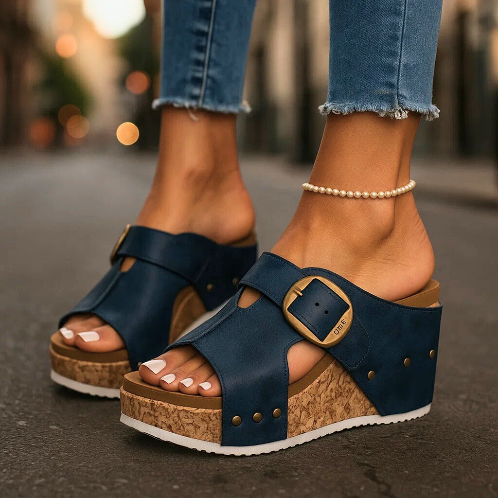 SIENNA HAVEN BUCKLE SANDALEN