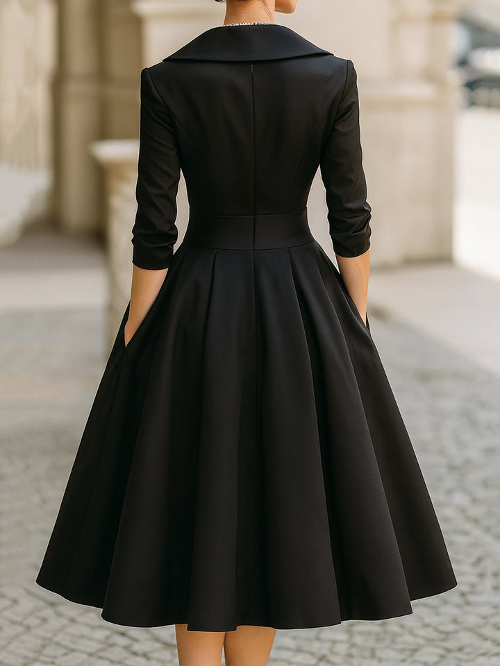 ALICIA | Elegantes Midi-Kleid
