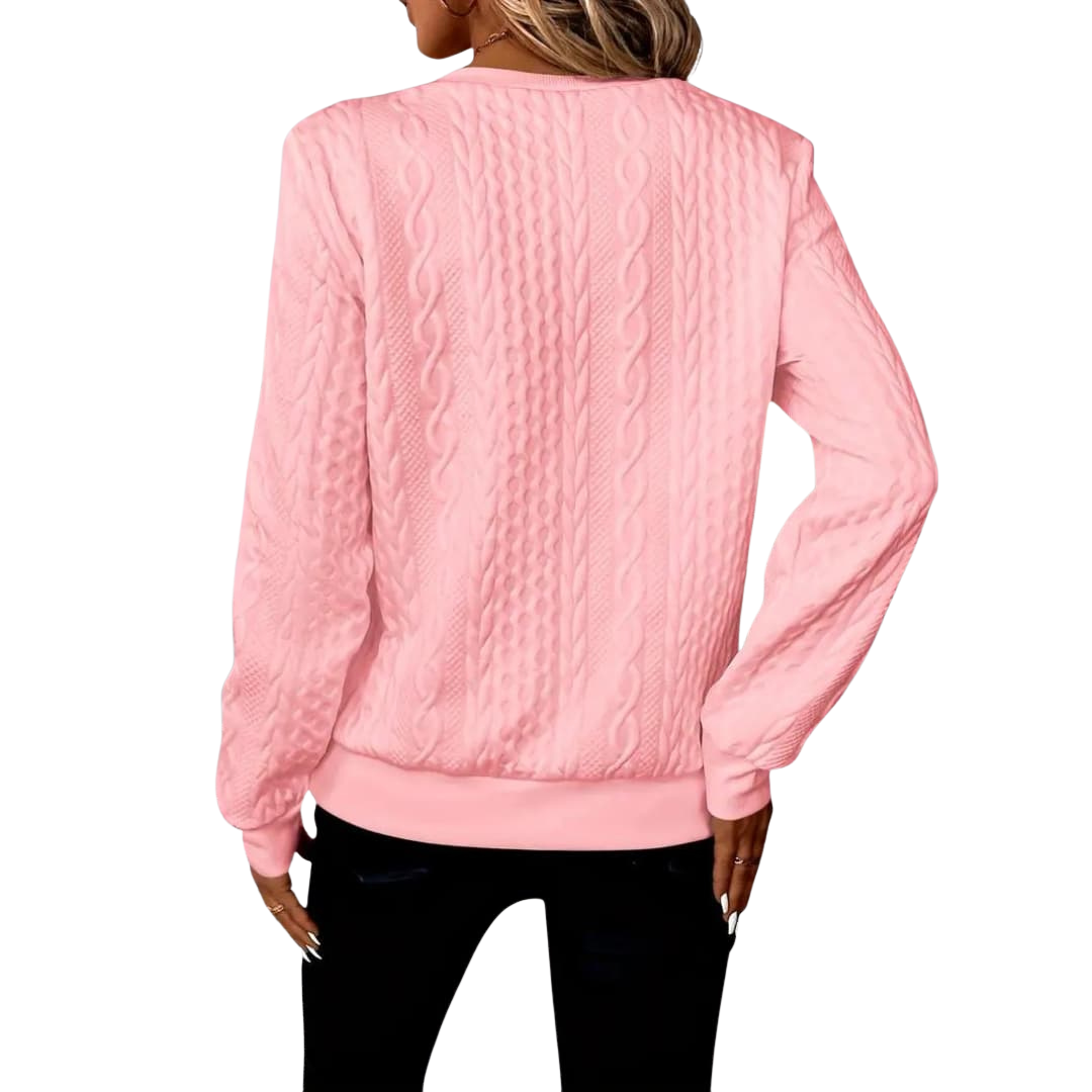 Eleganter Stilvoller Strickpullover