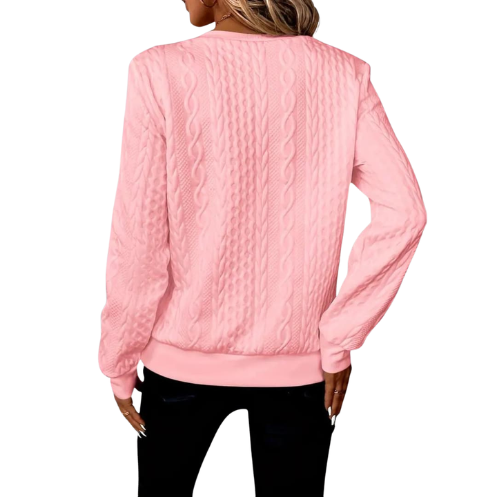 Eleganter Stilvoller Strickpullover