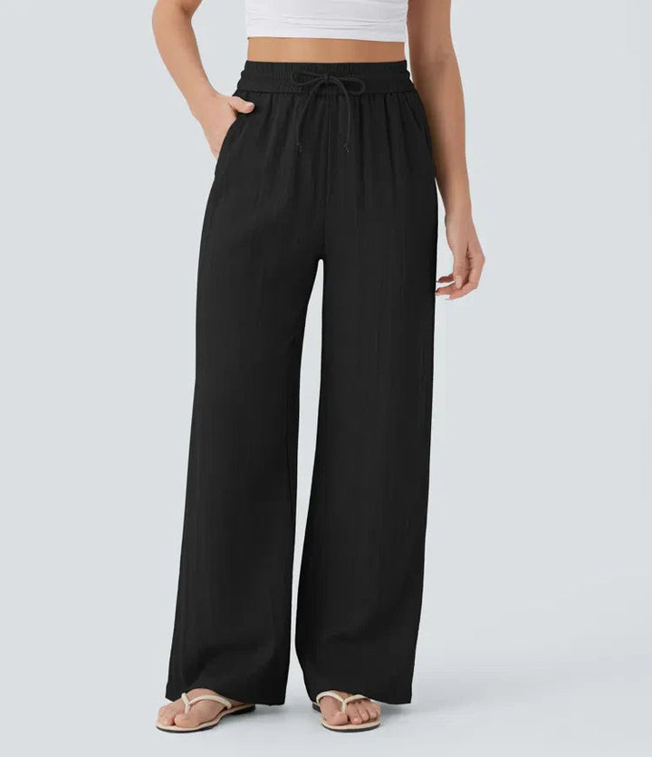 Zafeiria Elegante Leinenhosen