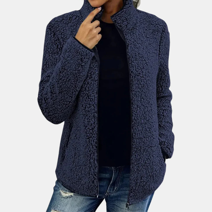 Sureena Lässige Vlies Jacke