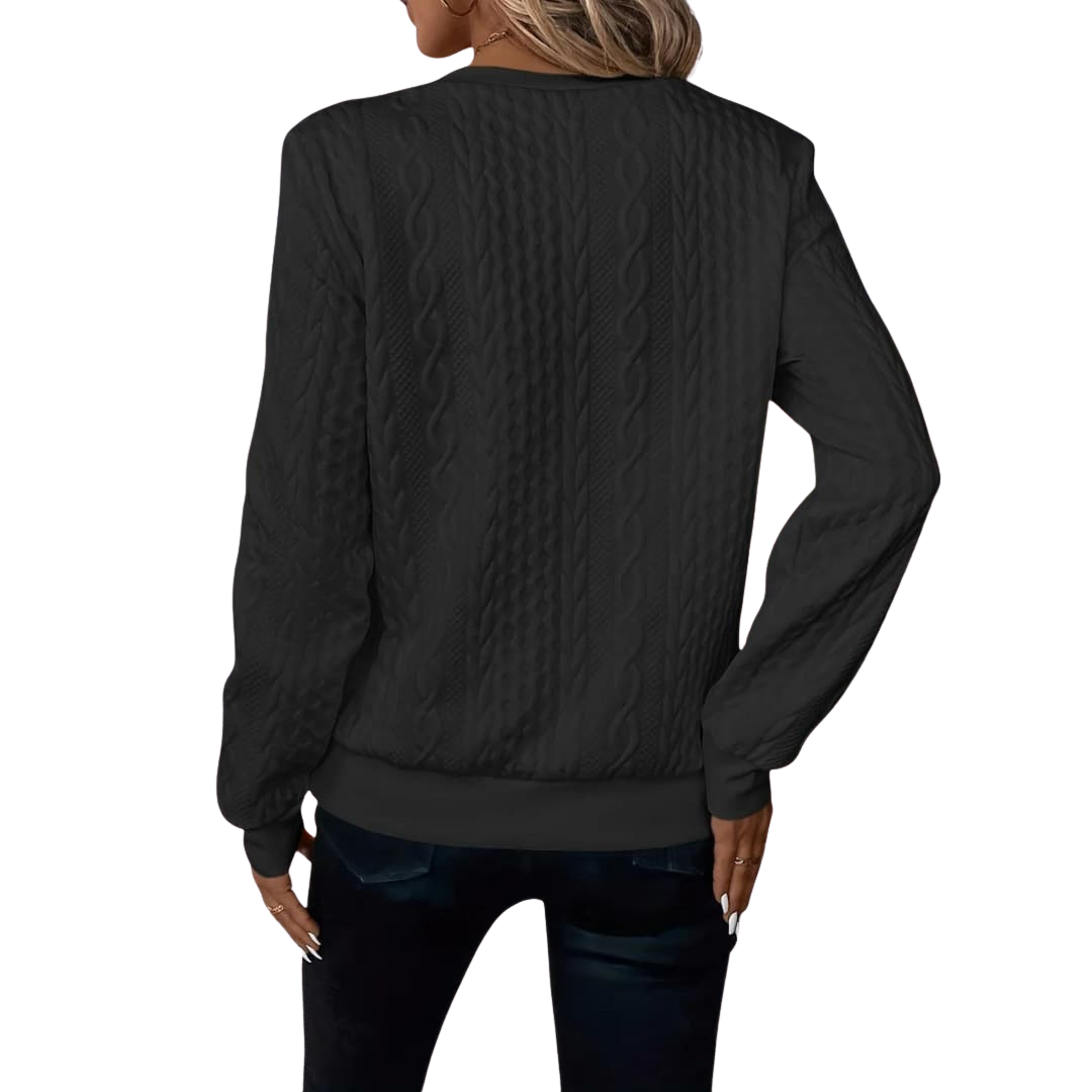 Eleganter Stilvoller Strickpullover