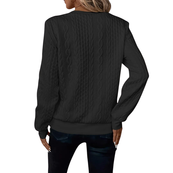 Eleganter Stilvoller Strickpullover