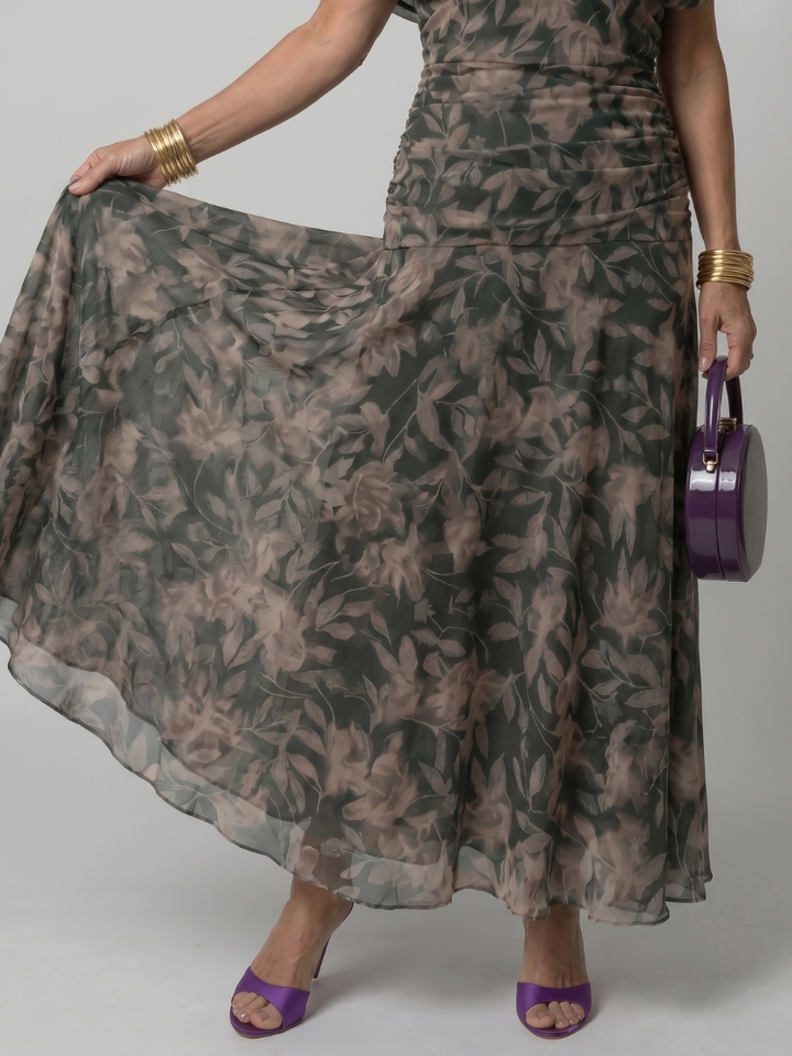 Calen | Off-Shoulder Midi-Kleid