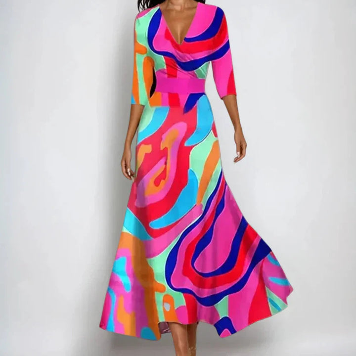 Elegantes Wickelkleid