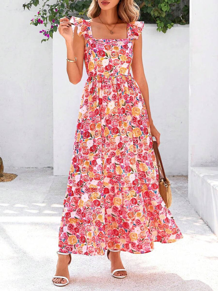 Cecile | Das Garten-Maxi-Kleid