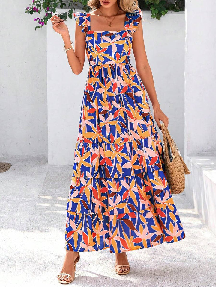 Cecile | Das Garten-Maxi-Kleid