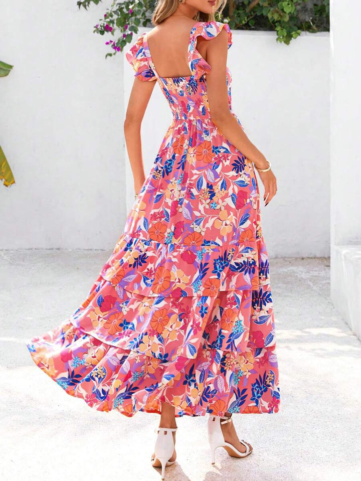 Cecile | Das Garten-Maxi-Kleid