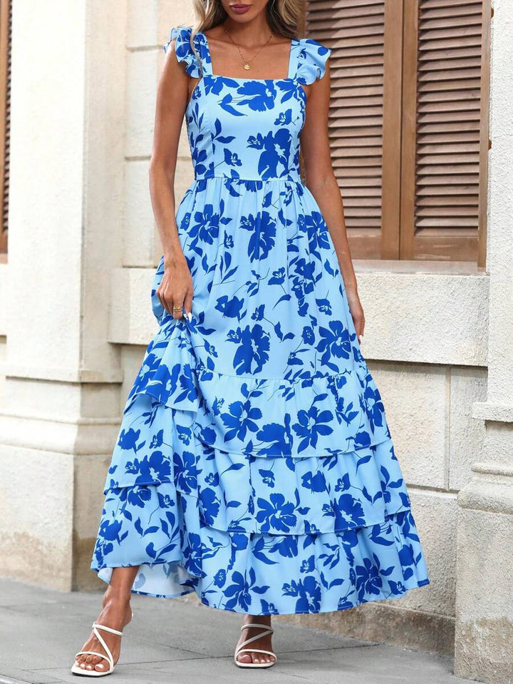Cecile | Das Garten-Maxi-Kleid