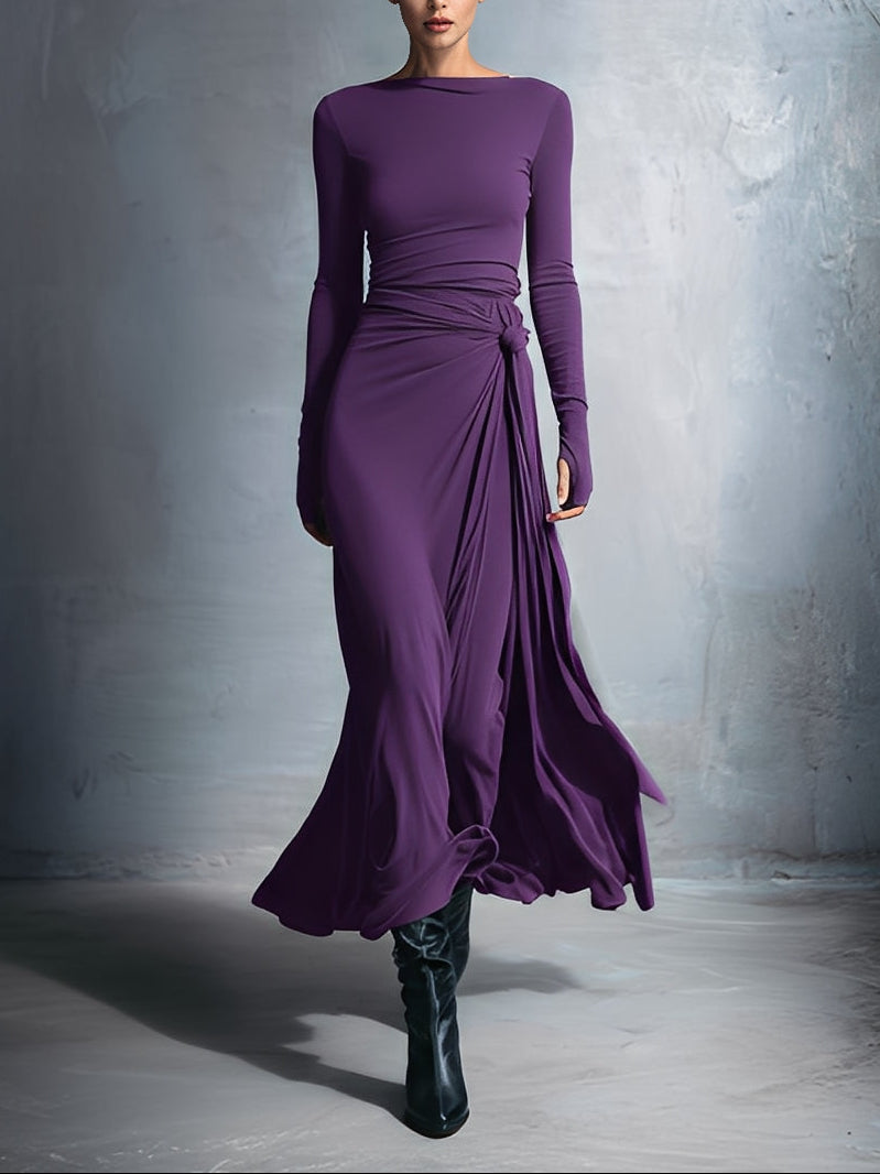 Vittoria | Maxikleid mit seitlichem Knoten