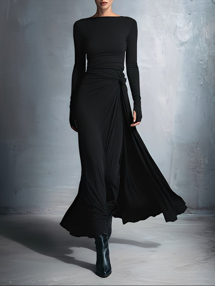 Vittoria | Maxikleid mit seitlichem Knoten