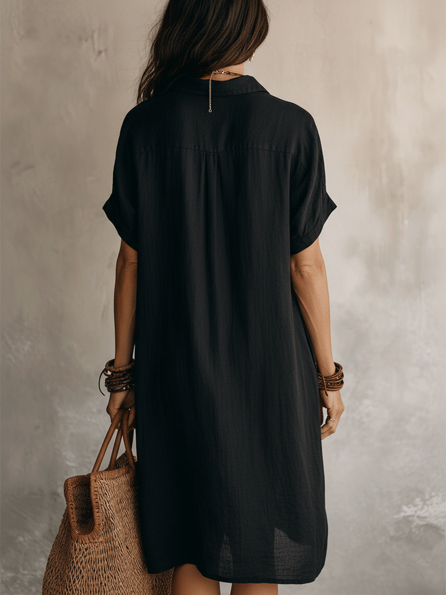 Céleste | Midi Hemdblusenkleid