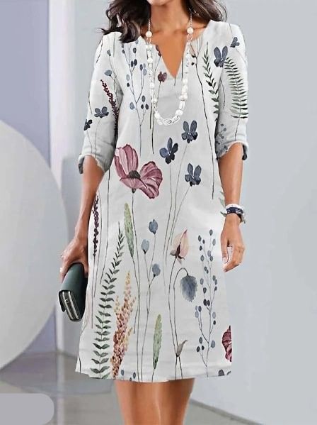 Eleanor | Florales Schichtenkleid