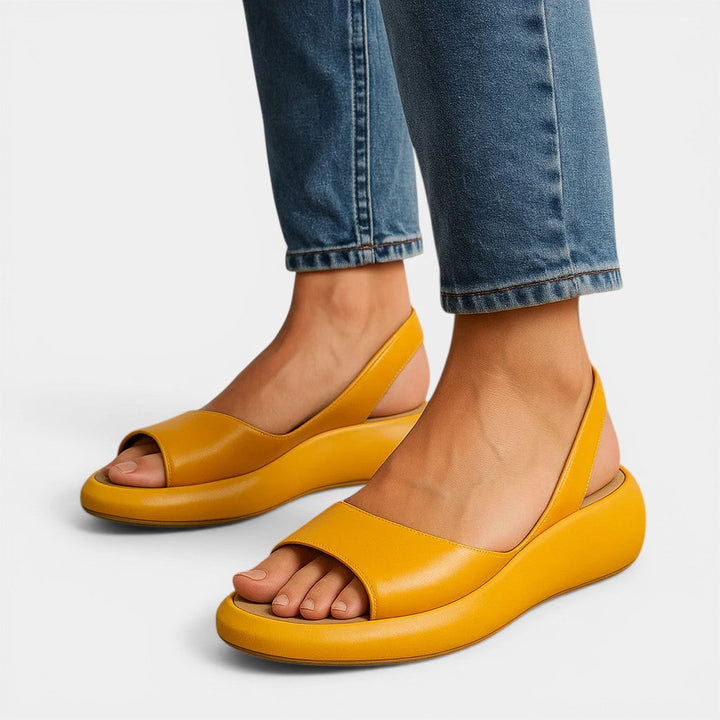 GLENDA™ - ORTHOPÄDISCHE SLIP-ON OFFENE FERSENSANDALEN