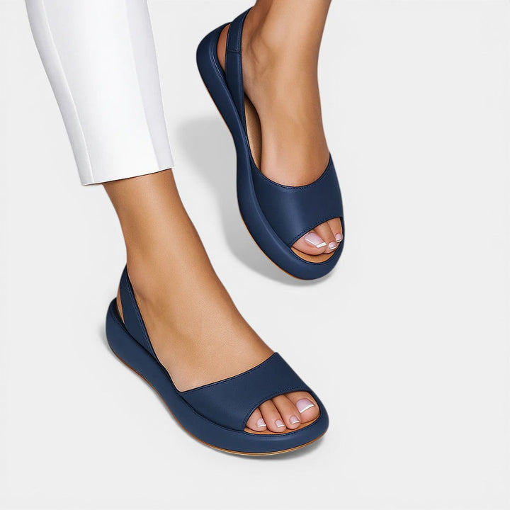 GLENDA™ - ORTHOPÄDISCHE SLIP-ON OFFENE FERSENSANDALEN