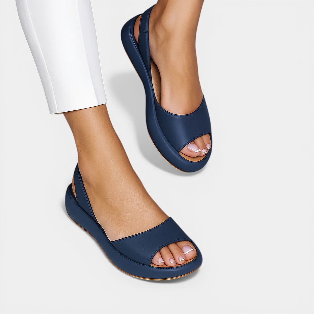 GLENDA™ - ORTHOPÄDISCHE SLIP-ON OFFENE FERSENSANDALEN