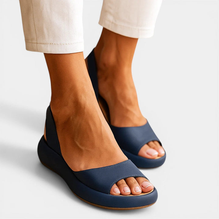 GLENDA™ - ORTHOPÄDISCHE SLIP-ON OFFENE FERSENSANDALEN