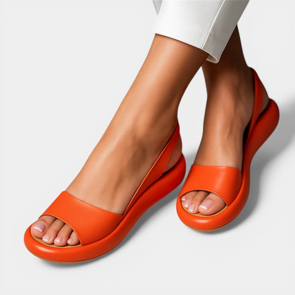 GLENDA™ - ORTHOPÄDISCHE SLIP-ON OFFENE FERSENSANDALEN