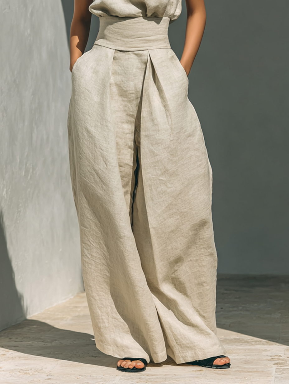 ZIRELLA | Minimalistisches Set mit Weiten Hosen