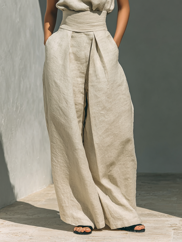 ZIRELLA | Minimalistisches Set mit Weiten Hosen