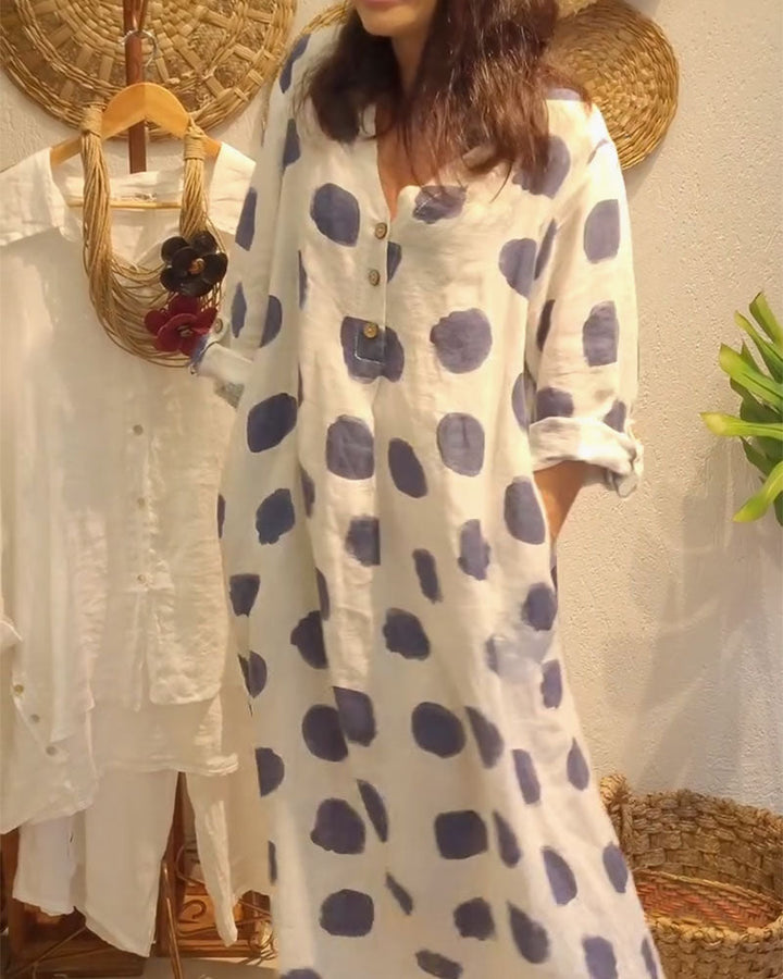 Cassidy™ Schickes Polka Dot Kleid