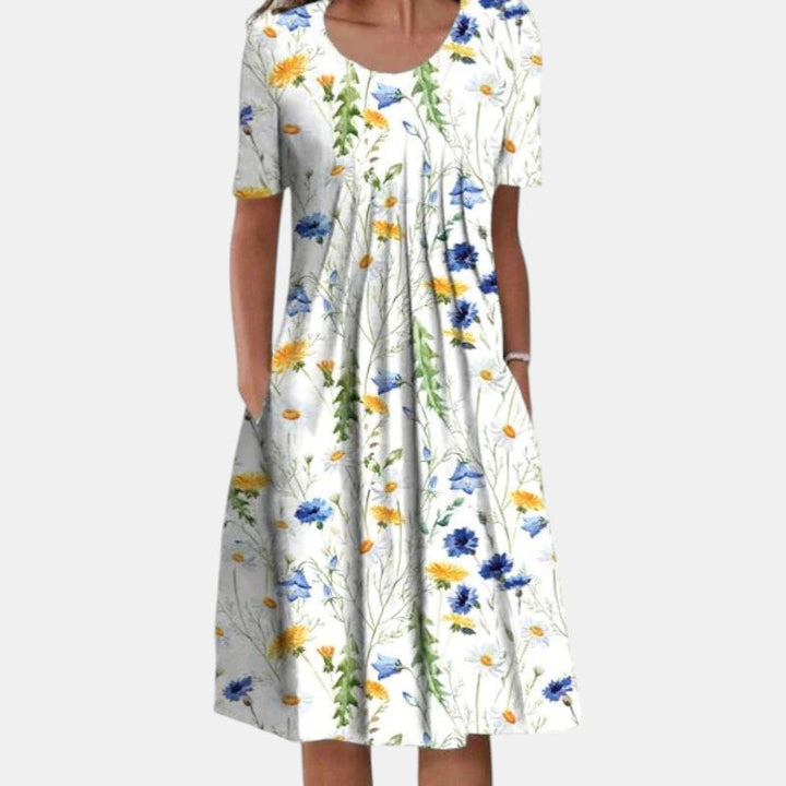Gigi™ | Baumwolle Bauchbedeckendes Kleid