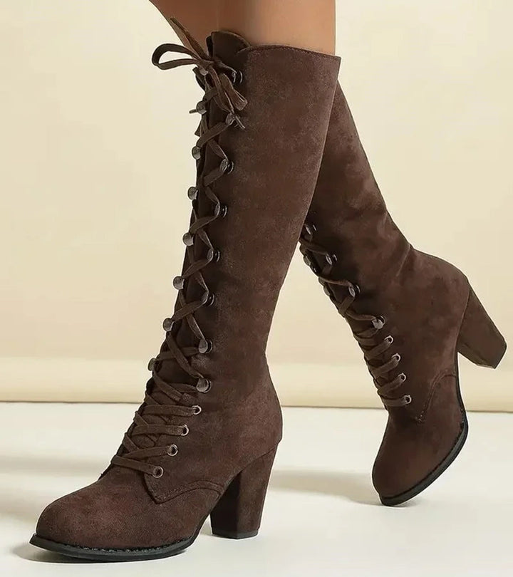 Asmita™ Schnürstiefel Aus Kunstleder
