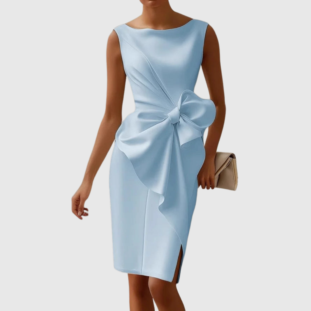 Ainsley | Stilvolles ärmelloses Midikleid