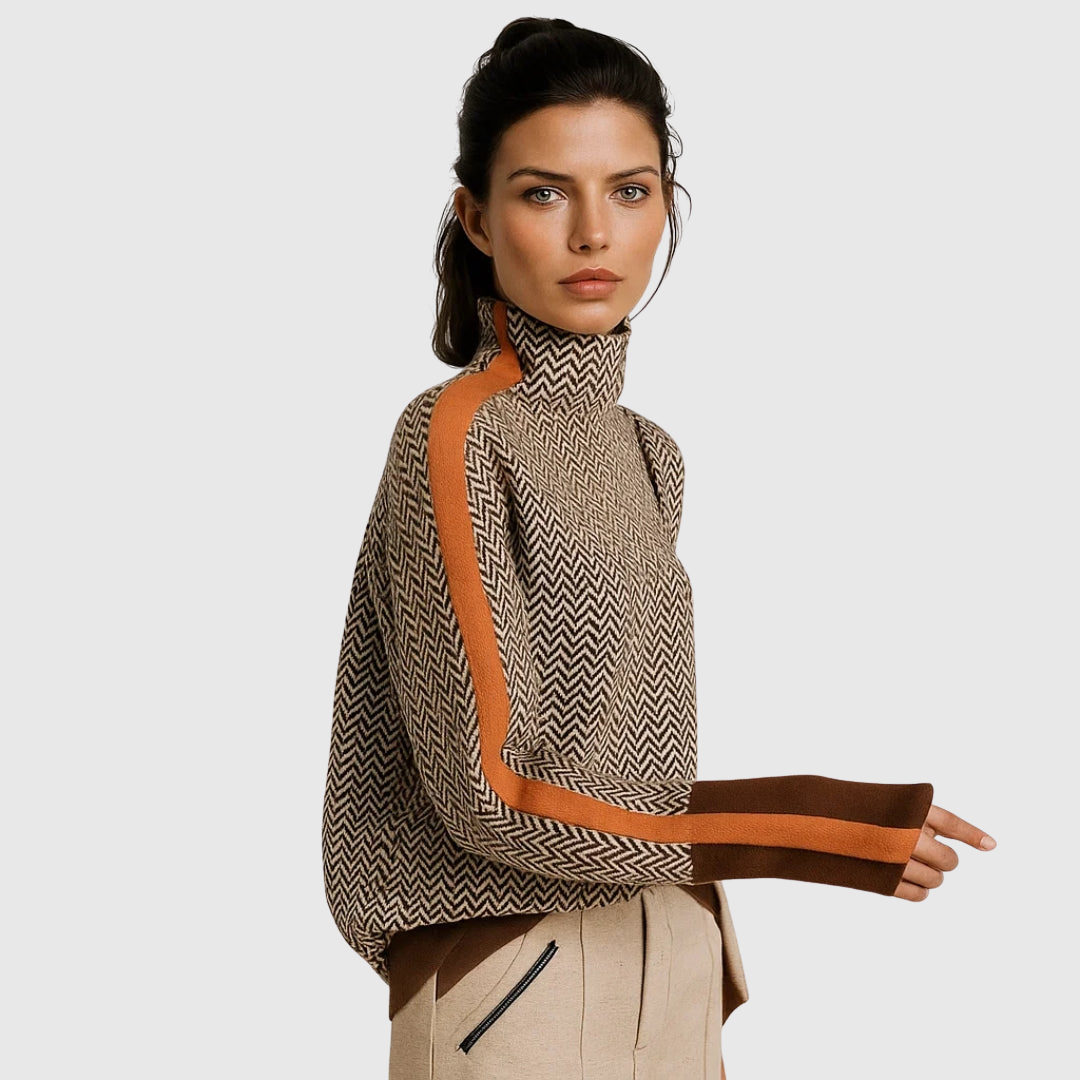 Elin | Hochgeschlossener Pullover