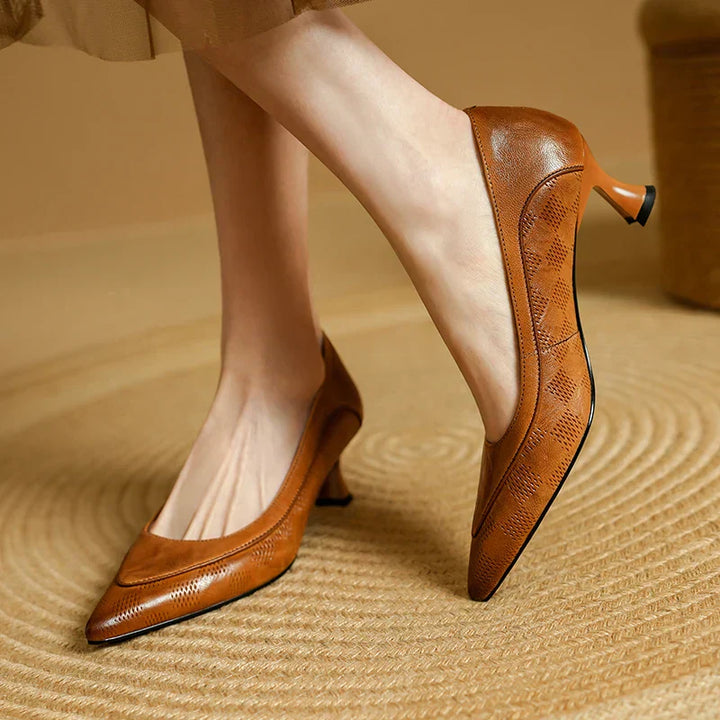 Fiona Elegante Pumps echtes Leder
