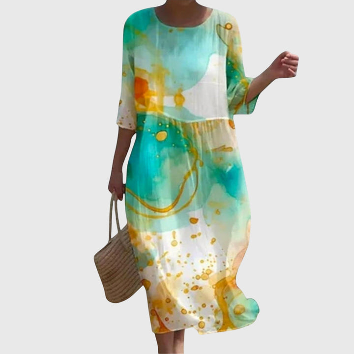 Hayley™ | Stilvolles Floral Maxikleid