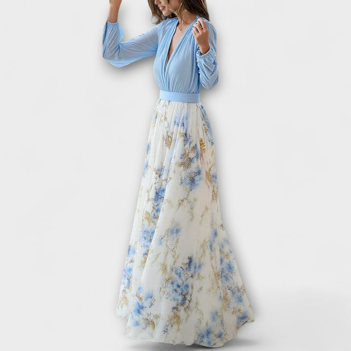 VERA | Langes Blumenkleid