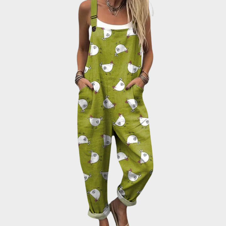 Bequeme Bedruckte Overalls