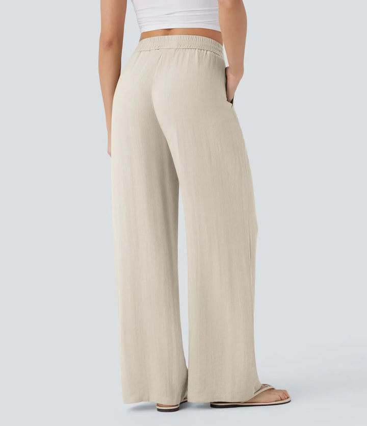 Zafeiria Elegante Leinenhosen