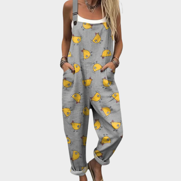 Bequeme Bedruckte Overalls