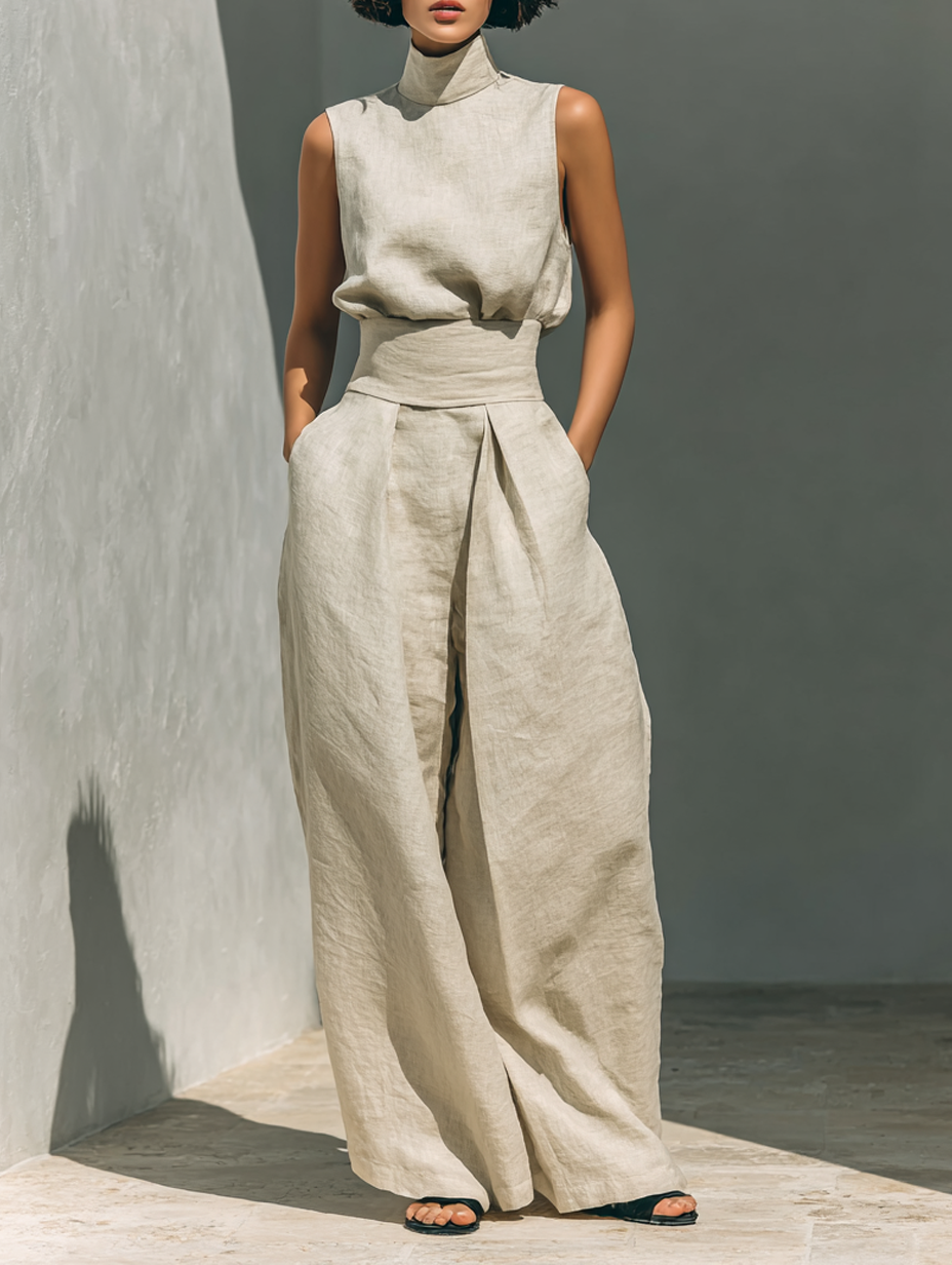 ZIRELLA | Minimalistisches Set mit Weiten Hosen