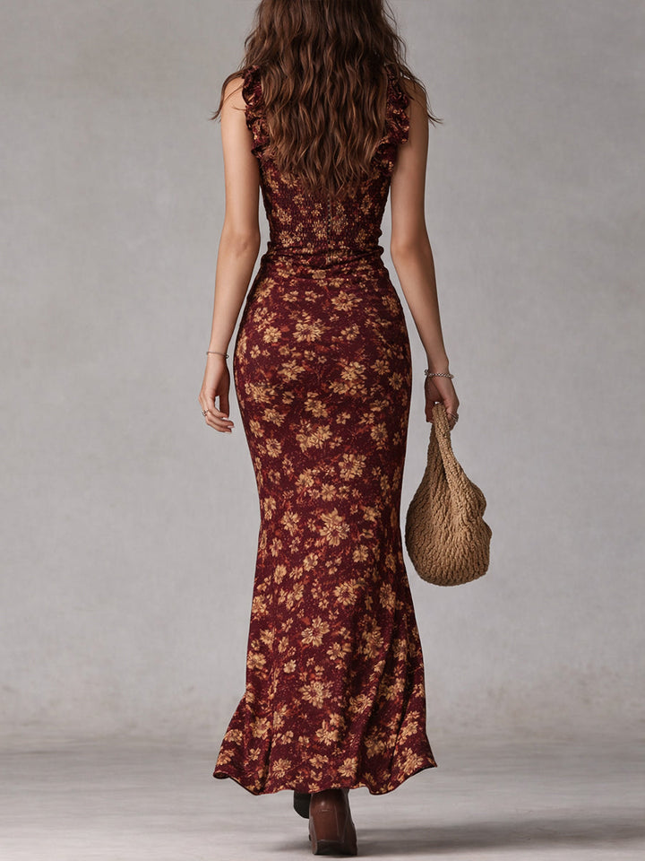 Vera | Boho Retro Maxikleid