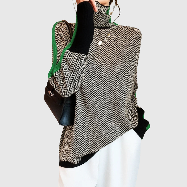 Elin | Hochgeschlossener Pullover