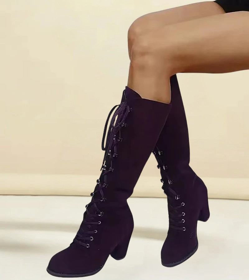 Asmita™ Schnürstiefel Aus Kunstleder