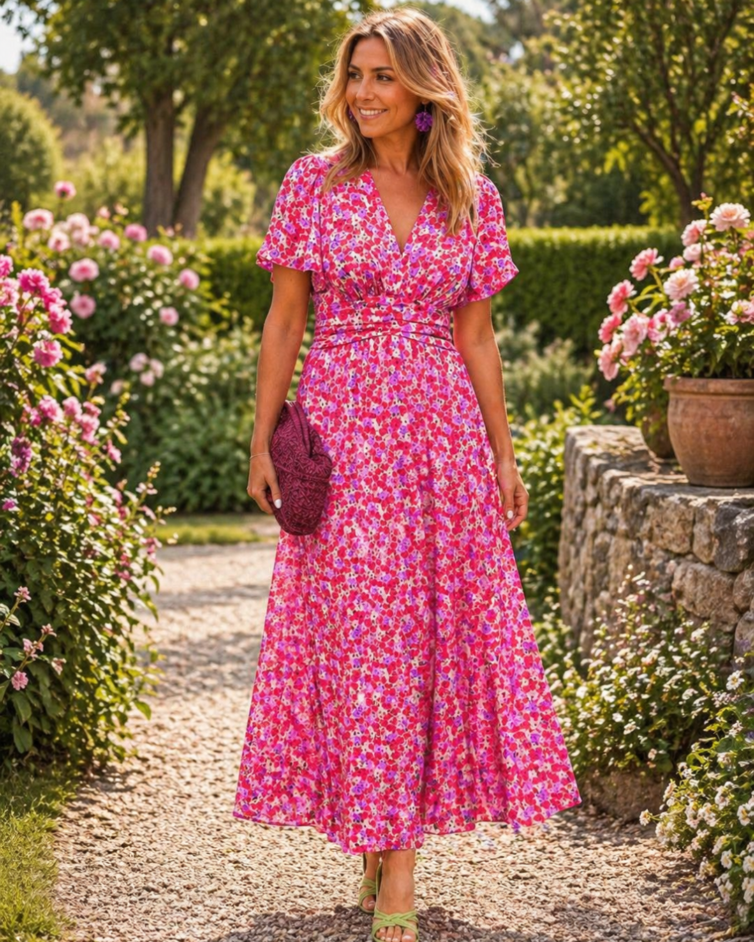 Alice | Sommerkleid mit Blumenmuster