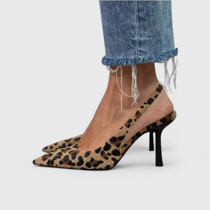 Isabriella | Slingback-Pumps im Leopardenlook