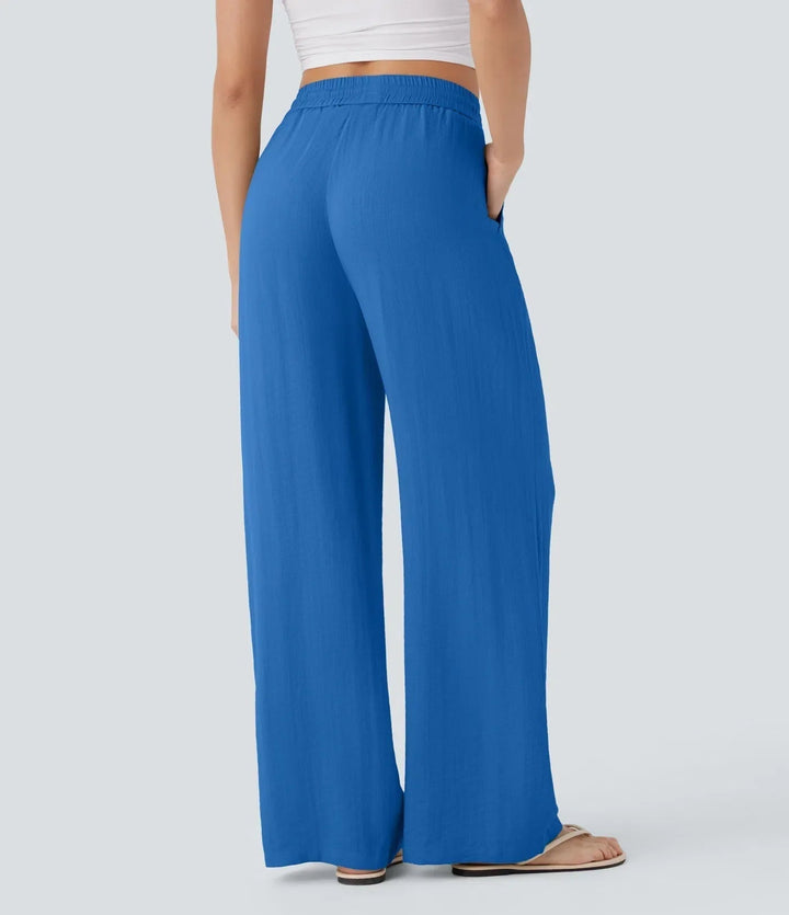 Zafeiria Elegante Leinenhosen