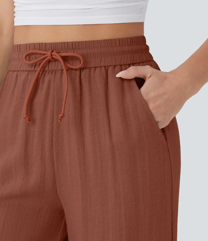Zafeiria Elegante Leinenhosen