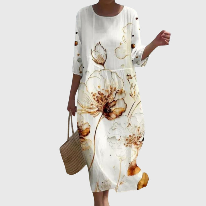 Hayley™ | Stilvolles Floral Maxikleid
