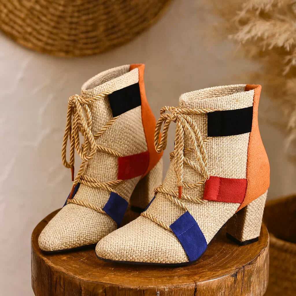RAYA SEIL-SCHNÜRSENKEL BOOTIES