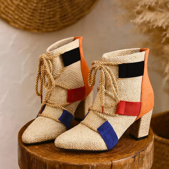 RAYA SEIL-SCHNÜRSENKEL BOOTIES