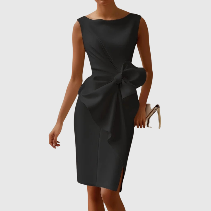 Ainsley | Stilvolles ärmelloses Midi-Kleid